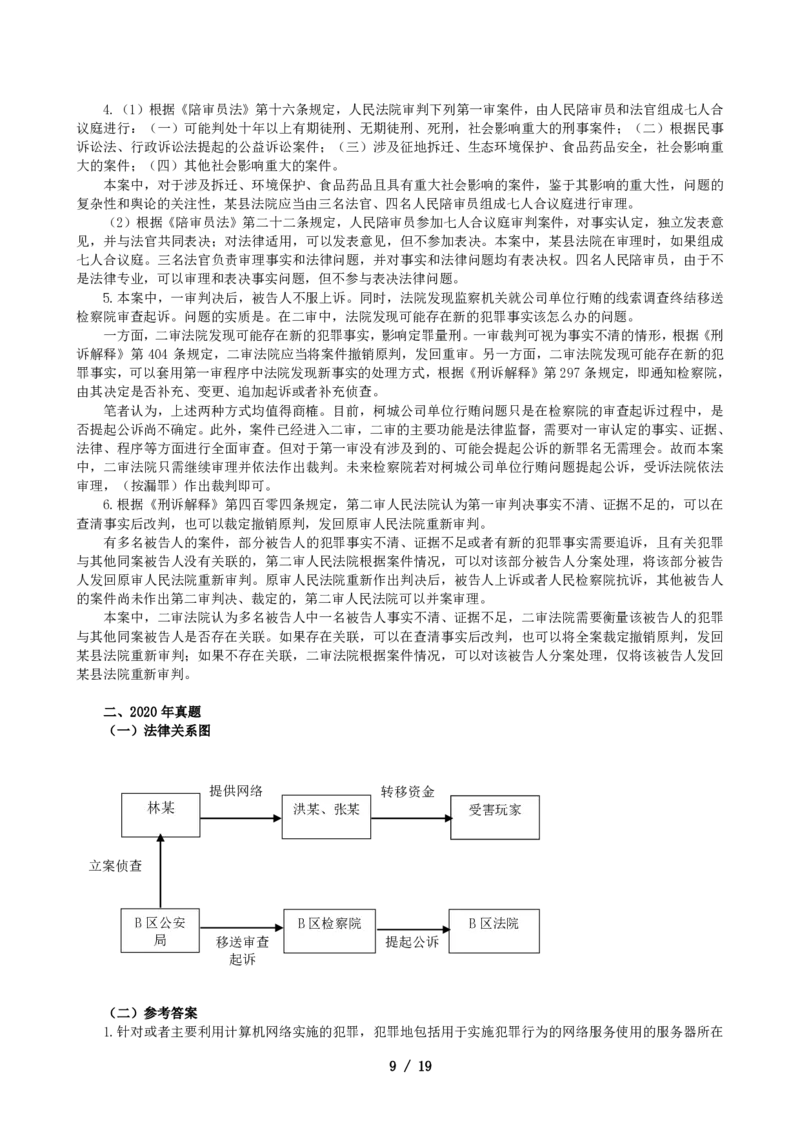 2011-2021主观分科-刑诉（试题+解析）_法考真题相关_真题（02-26）_历史分科真题_3.主观分科真题2011-2021