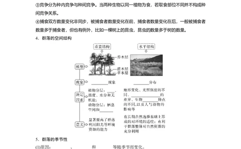 第九单元　第49课时　群落的结构_2025年新高考资料_一轮复习_2025大一轮复习讲义+课件（完结）_2025大一轮复习讲义生物学生用书Word版文档整书_2025大一轮复习讲义