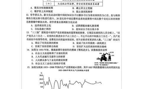 河南省三门峡市2024-2025学年度下学期期末调研考试高一历史试题_2025年02月试卷_0224河南省三门峡市2024-2025学年高一上学期1月期末考试