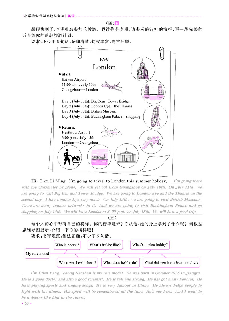 主书活页专项-全国教用_小升初考点大全（语文英语）_英语《小升初考点大全》