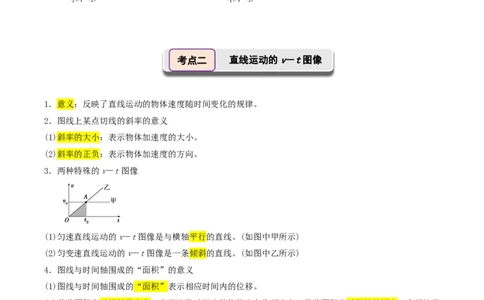第04讲运动学图像专题(原卷版)_2026高考物理_222026版物理《高考一轮复习举一反三》全国版_第04讲运动学图像专题