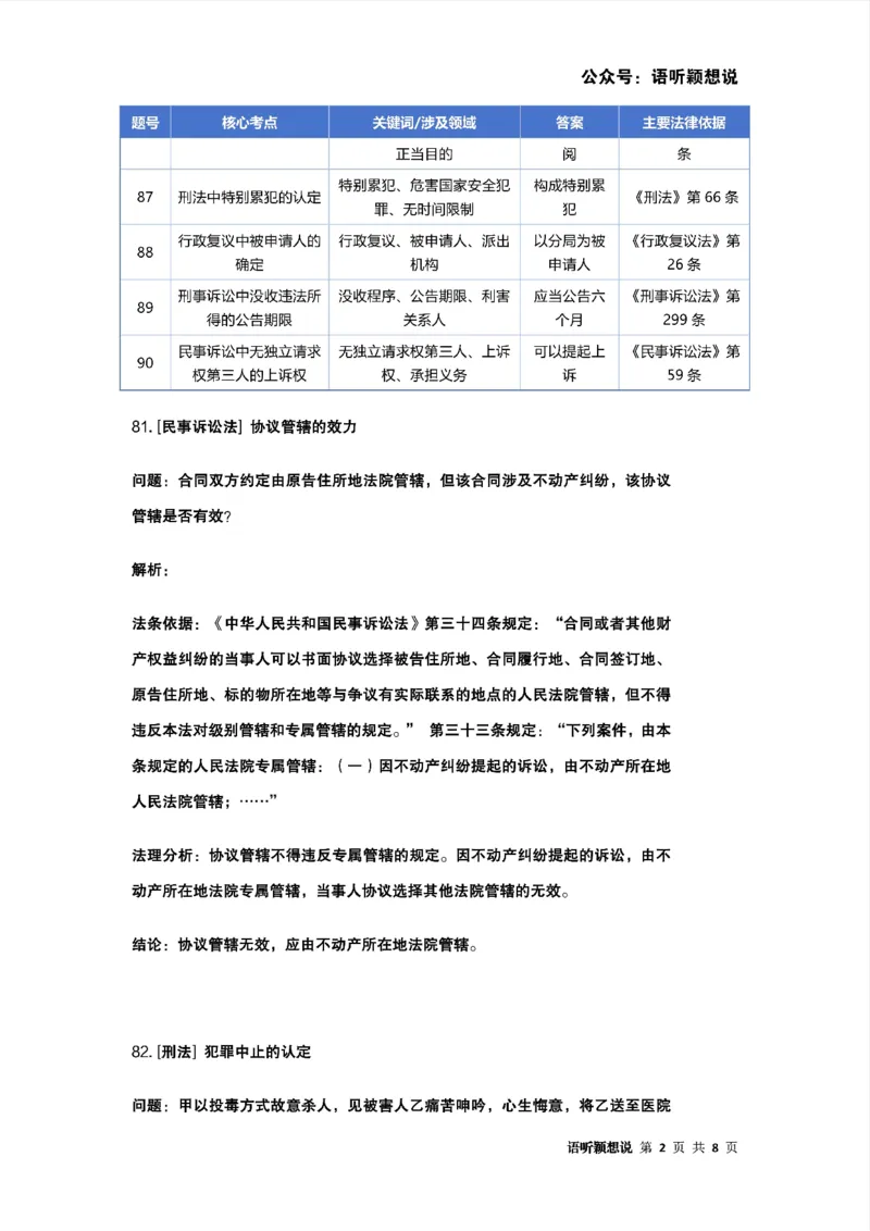最强备考2025年法考发条定位训练题（刑事诉讼法、刑法、民法、商法、行政法)100题(9)_法考真题相关_主观题重要学习资料（精华整理）_2025年法考发条定位训练题最强备考