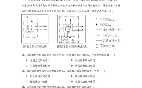 山东师范大学附属中学2024-2025学年高一下学期期中考试地理试题_2025年05月试卷_0517山东师范大学附属中学2024-2025学年高一下学期4月期中考试
