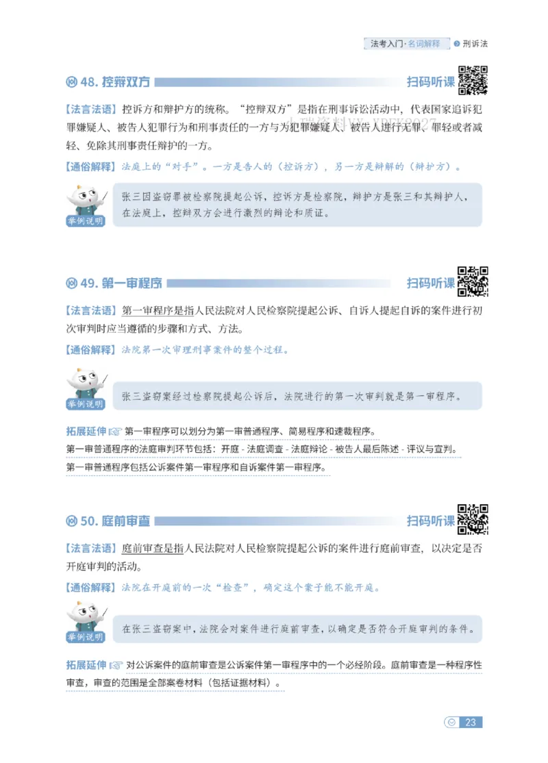 法考入门名词解释-刑诉法_法考真题相关_名词解释篇_讲义