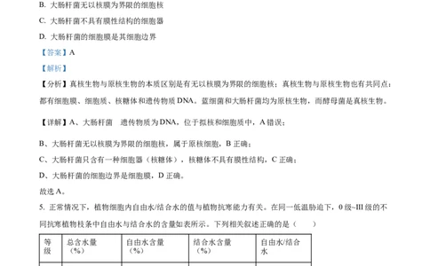 河南省九师联考2024-2025学年高一上学期11月期中生物试题Word版含解析_2024年12月试卷_1203河南省九师联考2024-2025学年高一上学期11月期中考试