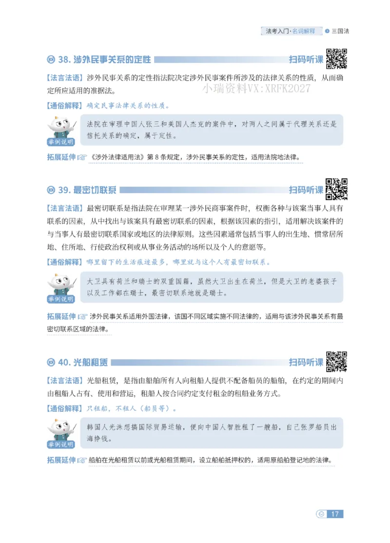 法考入门名词解释-三国法_法考真题相关_名词解释篇_讲义