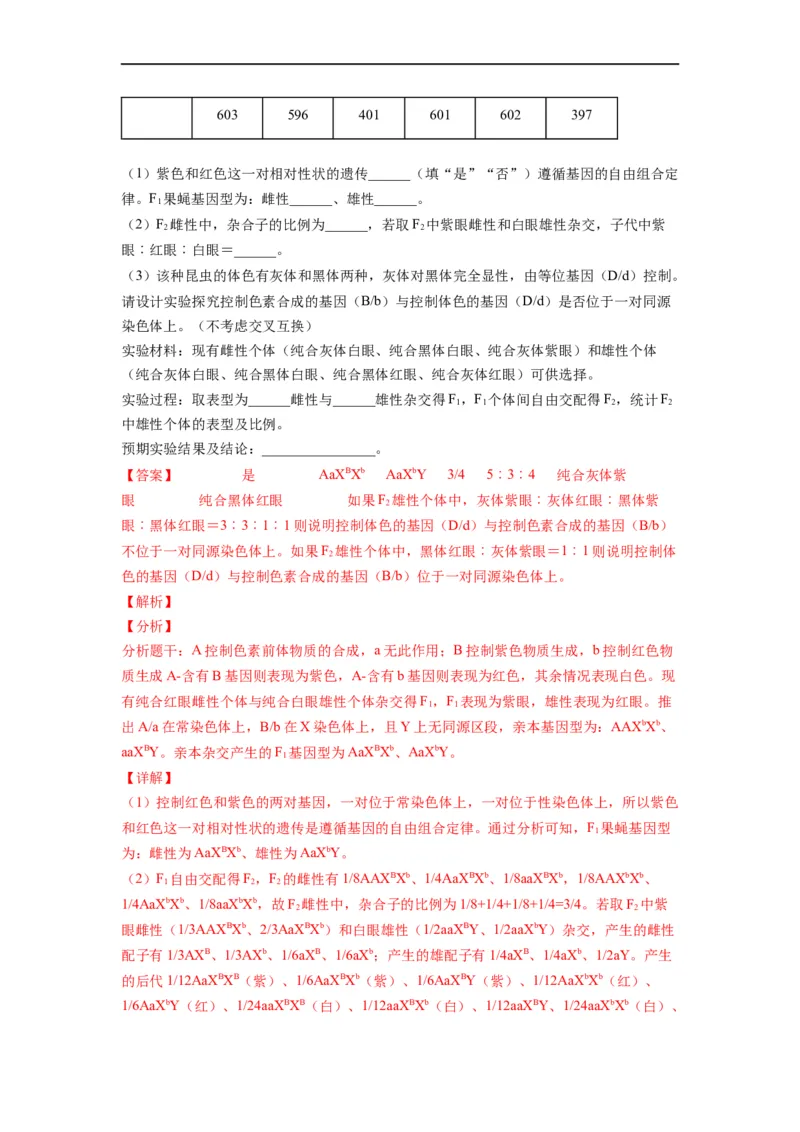 重难点09减数分裂与伴性遗传（解析版）_通用版（老高考）复习资料_2023年复习资料_专项复习_2023年高考生物热点&middot;重点&middot;难点专练（全国通用）