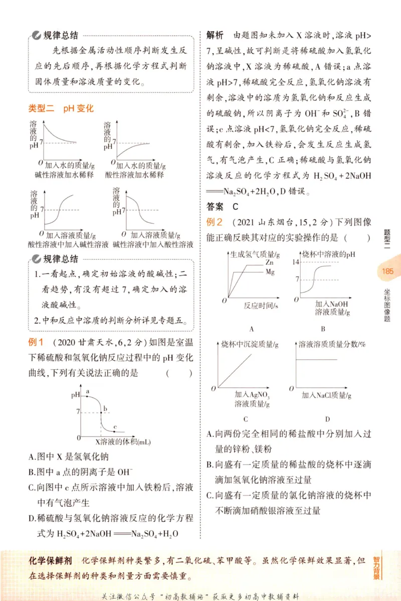 2023版《5年中考3年模拟》中考化学知识清单_53中考总复习_2023版