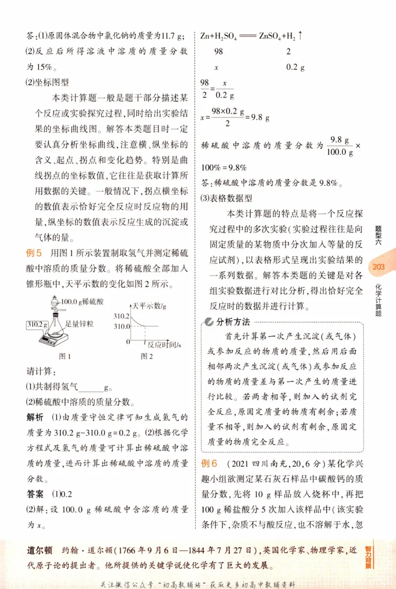 2023版《5年中考3年模拟》中考化学知识清单_53中考总复习_2023版