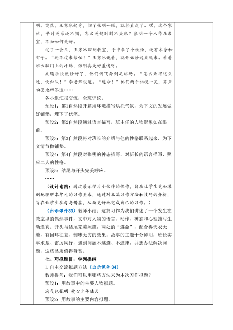 习作：笔尖流出的故事教案_6上语文-保存转存之后查看_03第1套课件+教案配套部编六上语文_4第四单元_习作：笔尖流出的故事