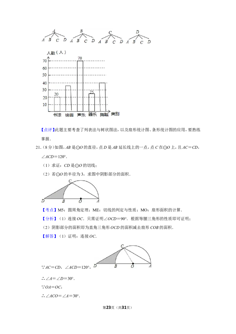 2019年山东省东营市中考数学试卷_人教版数学九年级上册_版本一_人教版数学九年级上册（RJ）--7期中、期末、月考、中考真题_人教版数学九年级上册（RJ）--7期中、期末、月考、中考真题