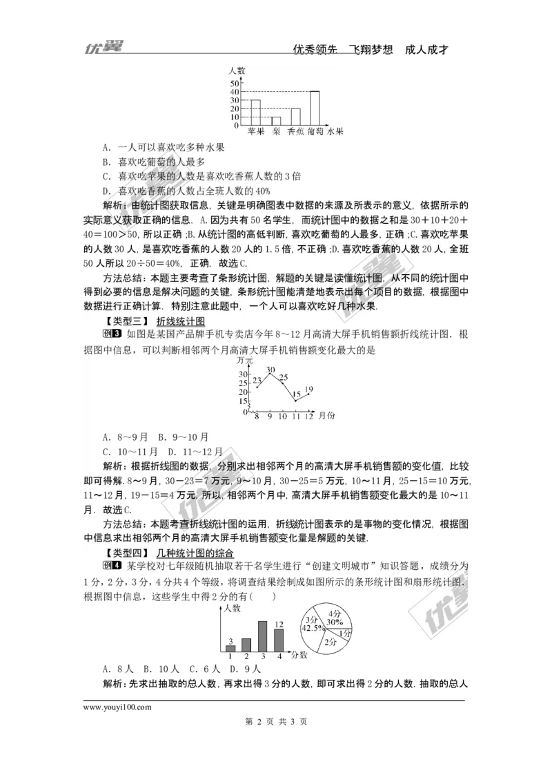 5.2第1课时简单统计图1_湘教版初中数学课件_数学湘教版7上教案PPT课件配套资料_数学湘教版初中7年级上册word教案