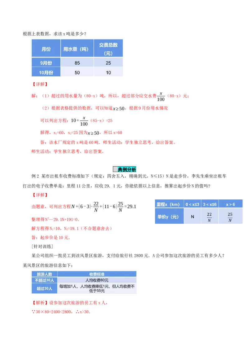 21.3实际问题与一元二次方程（第3课时）（销售问题、图表问题、动点问题）（导学案）-（人教版）_人教版数学九年级上册_版本二_九年级数学上册（人教版）_导学案