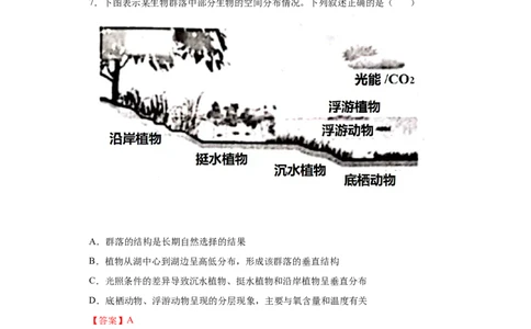 课时35群落的结构和演替-2023年高考生物一轮复习小题多维练（解析版）_通用版（老高考）复习资料_2023年复习资料_一轮复习_2023年高考生物一轮复习小题多维练（全国通用）