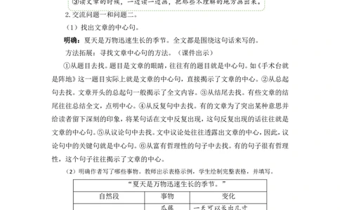 16夏天里的成长（教案）_6上语文-保存转存之后查看_05第3套课件+教案配套部编六上语文_第五单元_16夏天里的成长