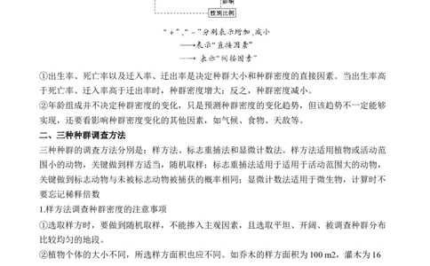 （20）种群与群落&mdash;&mdash;2025届高考生物二轮复习易错重难提升学案（含解析）_2025年新高考资料_二轮复习_2025届高考生物二轮复习易错重难提升（含解析）