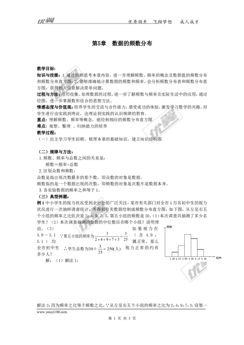 第5章复习_湘教版初中数学课件_数学湘教版8下教案PPT课件配套资料_数学湘教版初中8年级下册word学案