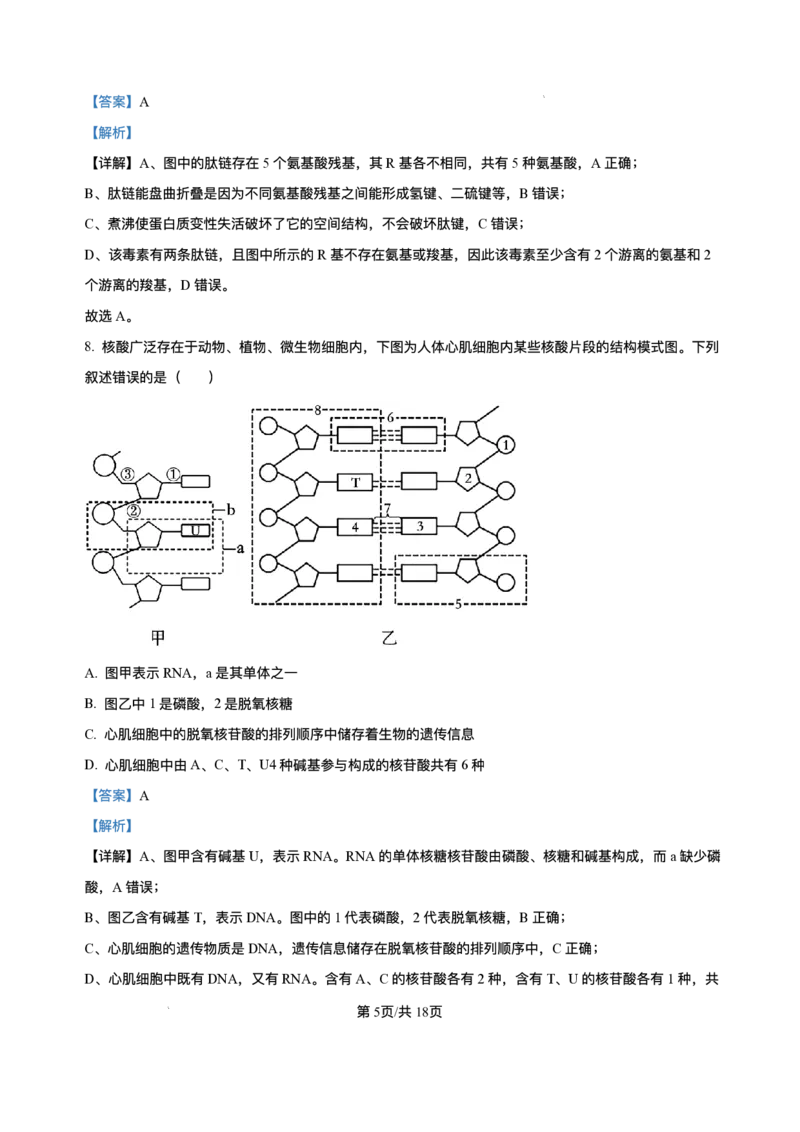 辽宁省县域重点高中2025-2026学年高一上学期期中考试生物试卷含答案_2025年11月高一试卷_251112辽宁省县域重点高中2025-2026学年高一上学期期中考试