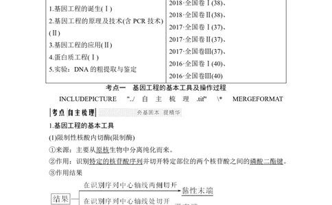 选修三第31讲_新高考复习资料_2022年新高考复习资料_2022年一轮复习最新版_1.2022年高考生物一轮复习全国通用版_2022年新高考生物一轮复习讲义（最新版）_赠送word习题库_选修3
