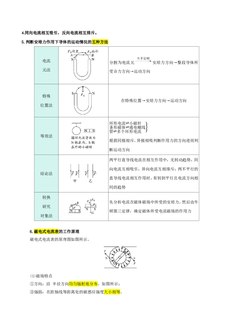 第55讲磁场及其对电流的作用(解析版)_2026高考物理_222026版物理《高考一轮复习举一反三》全国版_第55讲磁场及其对电流的作用