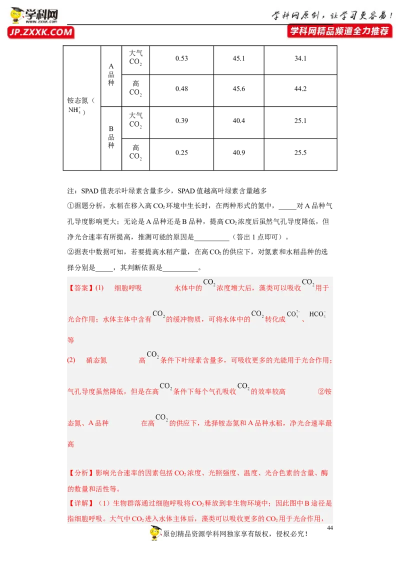 解密16生态系统及其稳定性（分层训练)（解析版）_新高考复习资料_2023年新高考复习资料_二轮复习_高频考点解密2023年高考生物二轮复习讲义+分层训练（全国通用）288808838
