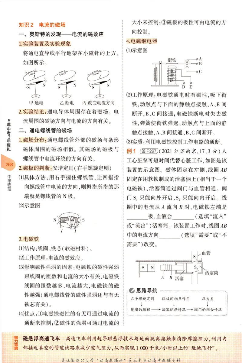 2023版《5年中考3年模拟》中考物理知识清单_53中考总复习_2023版