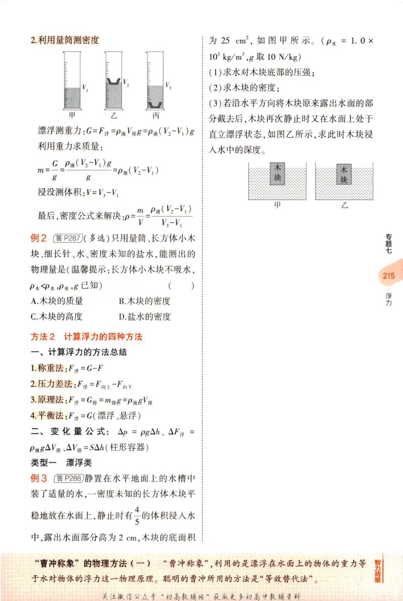 2023版《5年中考3年模拟》中考物理知识清单_53中考总复习_2023版