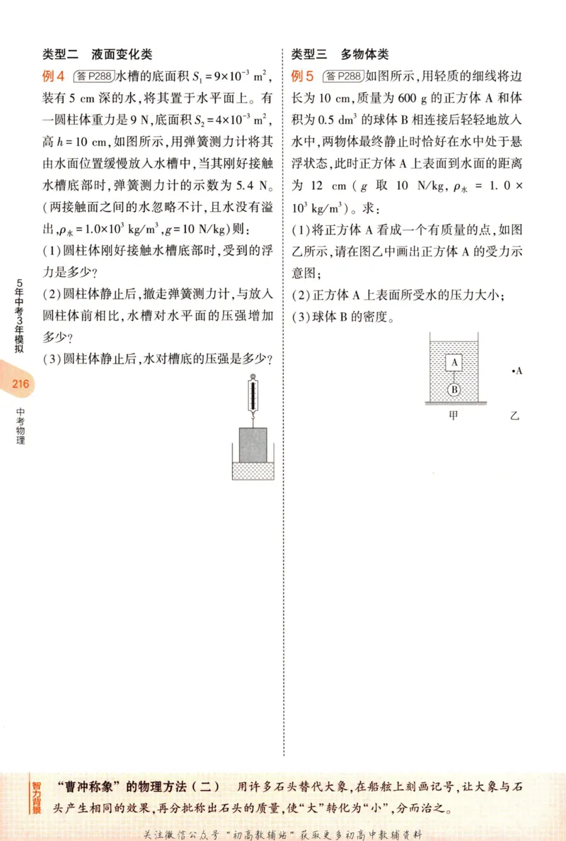 2023版《5年中考3年模拟》中考物理知识清单_53中考总复习_2023版