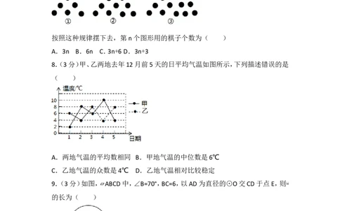 2017年山东省烟台市中考数学试卷_湘教版初中数学课件_数学湘教版7上教案PPT课件配套资料_数学湘教版初中7年级上册习题试题_期中、期末、月考、中考真题_2017各地中考真题