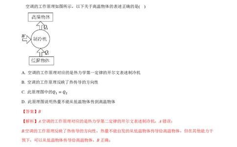第三章热力学定律（举一反三重难点训练）（解析版）_2026高考物理_222026版物理《高考一轮复习举一反三》全国版_2026《高中物理&bull;举一反三系列》选修三(RJ)_第三章热力学定律