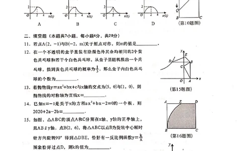 2019-2020学年广东省汕头市金平区九数上期末试卷_人教版数学九年级上册_版本一_人教版数学九年级上册（RJ）--7期中、期末、月考、中考真题_期中、期末、月考真题