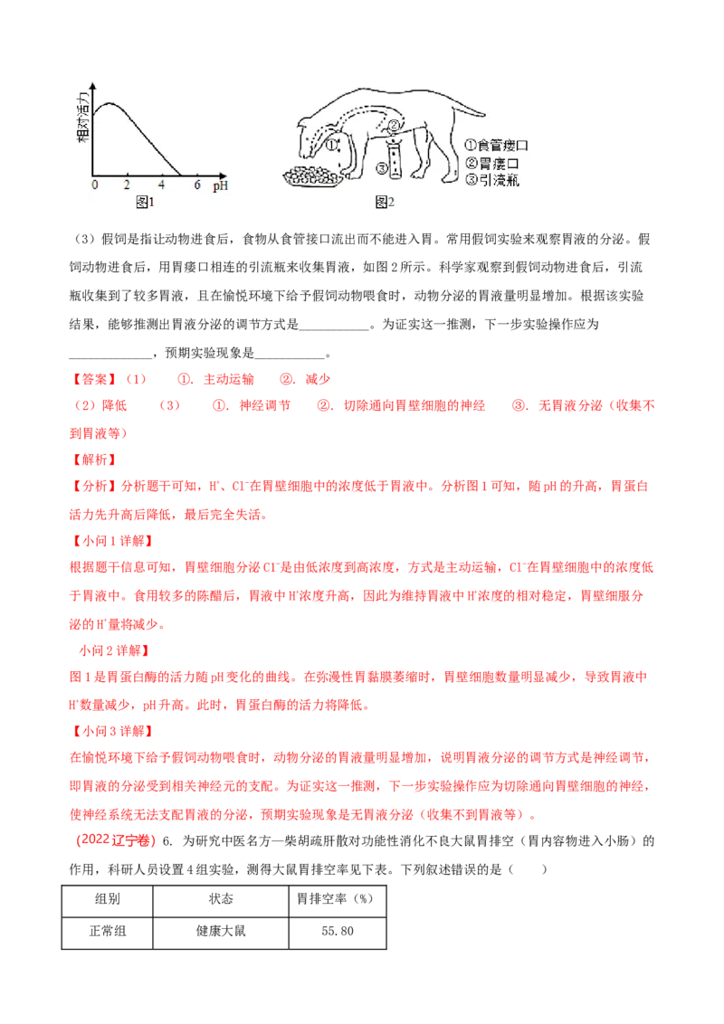 解密12体液调节（讲义)（教师版）_新高考复习资料_2023年新高考复习资料_二轮复习_高频考点解密2023年高考生物二轮复习讲义+分层训练（全国通用）288808838