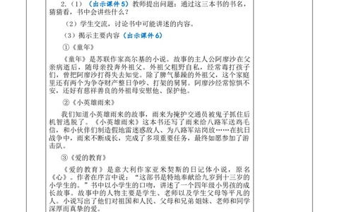 快乐读书吧：笑与泪，经历与成长教案_6上语文-保存转存之后查看_03第1套课件+教案配套部编六上语文_4第四单元_快乐读书吧：笑与泪，经历与成长