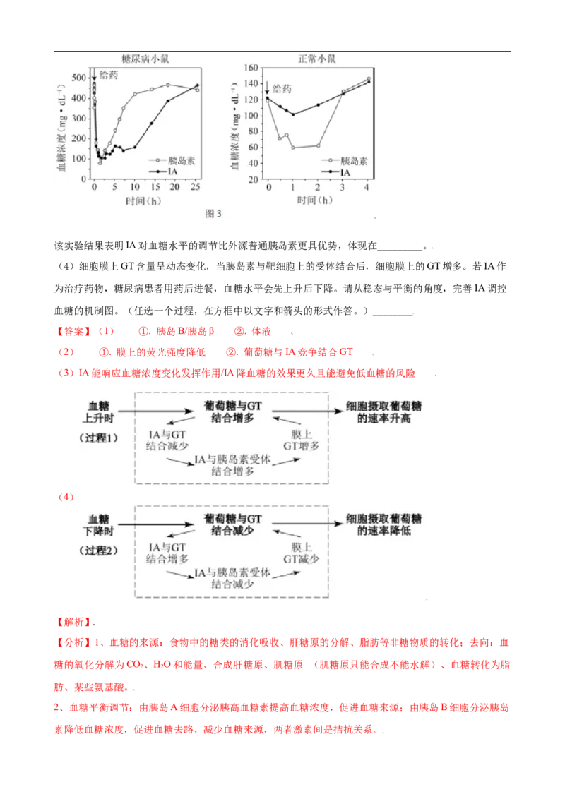 解密12体液调节（讲义)（教师版）_通用版（老高考）复习资料_2023年复习资料_二轮复习_高频考点解密2023年高考生物二轮复习讲义+分层训练（全国通用）
