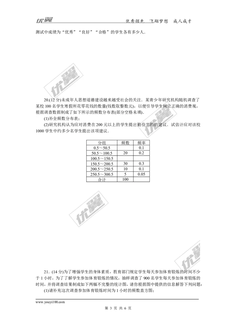 第5章检测卷_湘教版初中数学课件_数学湘教版8下教案PPT课件配套资料_数学湘教版初中8年级下册习题试题_《学练优》检测卷