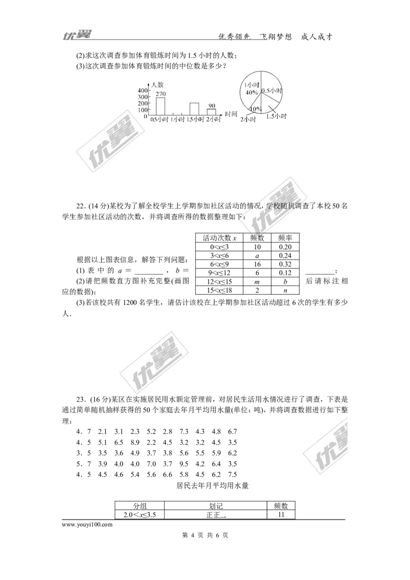 第5章检测卷_湘教版初中数学课件_数学湘教版8下教案PPT课件配套资料_数学湘教版初中8年级下册习题试题_《学练优》检测卷