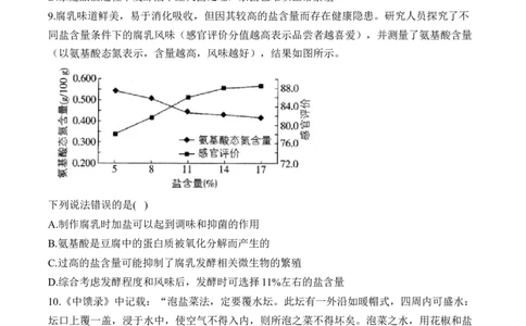 （22）微生物的利用与传统发酵技术&mdash;&mdash;2025届高考生物二轮复习易错重难提升学案（含解析）_2025年新高考资料_二轮复习_2025届高考生物二轮复习易错重难提升（含解析）