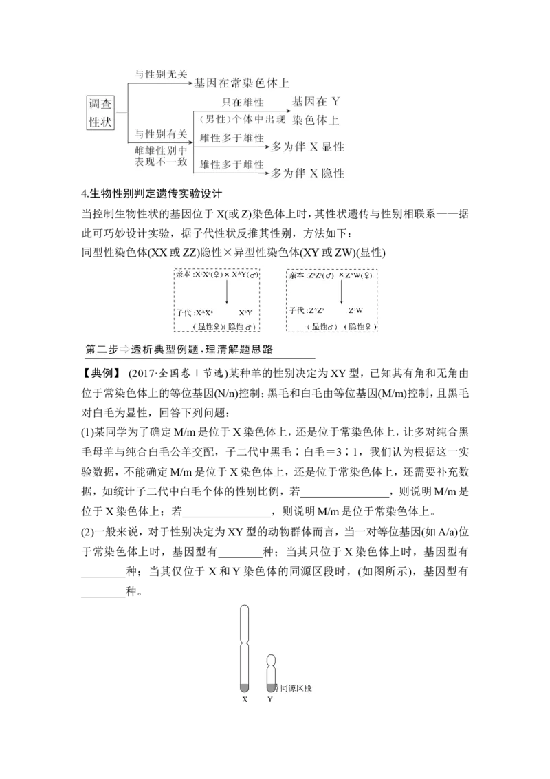 补上一课4基因位置的确认及遗传实验设计_新高考复习资料_2022年新高考复习资料_2022年一轮复习最新版_1.2022年高考生物一轮复习全国通用版_赠送word习题库_必修2
