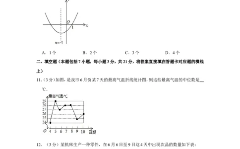 2019年内蒙古通辽市中考数学试卷_人教版数学九年级上册_版本一_人教版数学九年级上册（RJ）--7期中、期末、月考、中考真题_人教版数学九年级上册（RJ）--7期中、期末、月考、中考真题