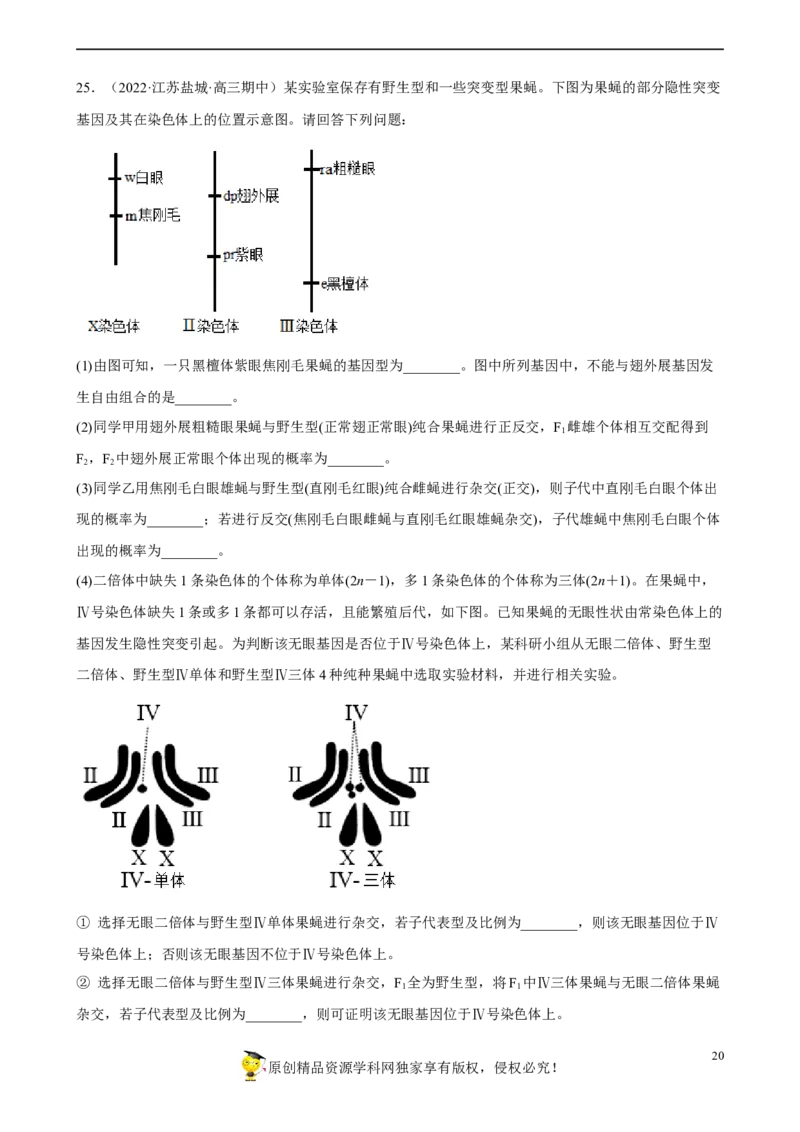 解密06遗传的基本规律（分层训练)（解析版）_新高考复习资料_2023年新高考复习资料_二轮复习_高频考点解密2023年高考生物二轮复习讲义+分层训练（全国通用）288808838