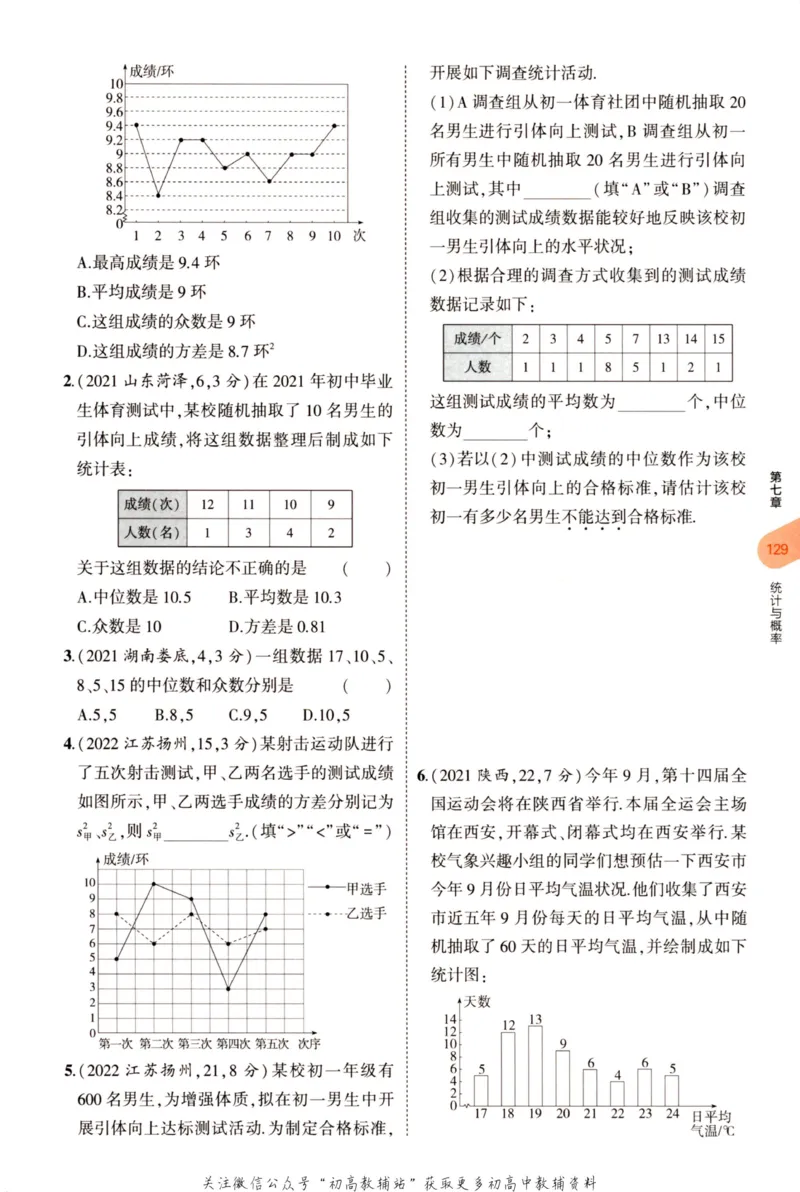 2023版《5年中考3年模拟》中考数学_53中考总复习_2023版