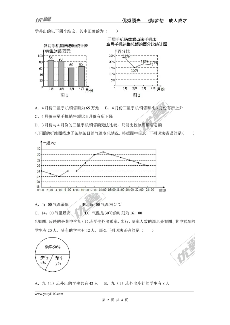 5.2第1课时简单统计图_湘教版初中数学课件_数学湘教版7上教案PPT课件配套资料_数学湘教版初中7年级上册习题试题_同步练习