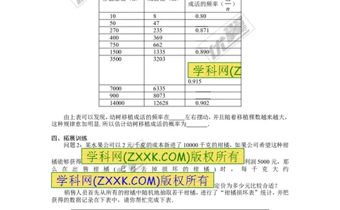 4.3用频率估计概率_湘教版初中数学课件_数学湘教版9下教案PPT课件配套资料_数学湘教版初中9年级下册--4.学案