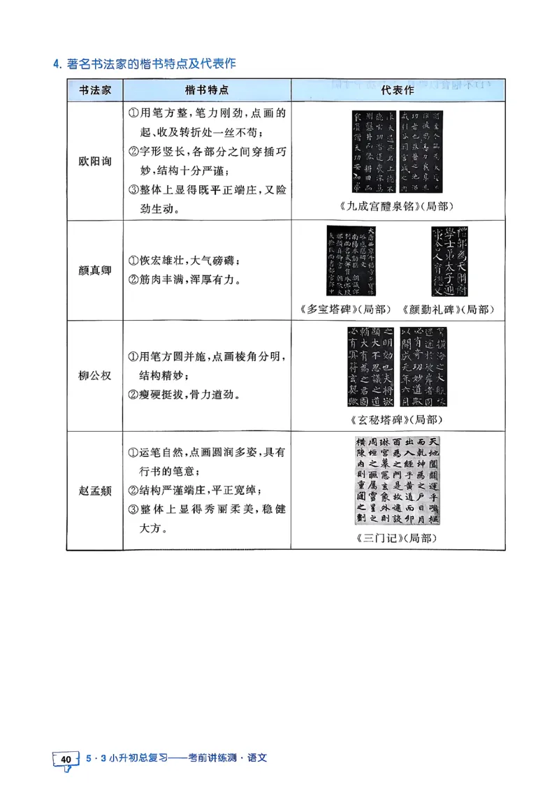 语文《53小升初知识汇总》26春_2026春小升初总复习语文数学英语《53考前讲练测》含答案_语文《53小升初总复习考前讲练测》26春