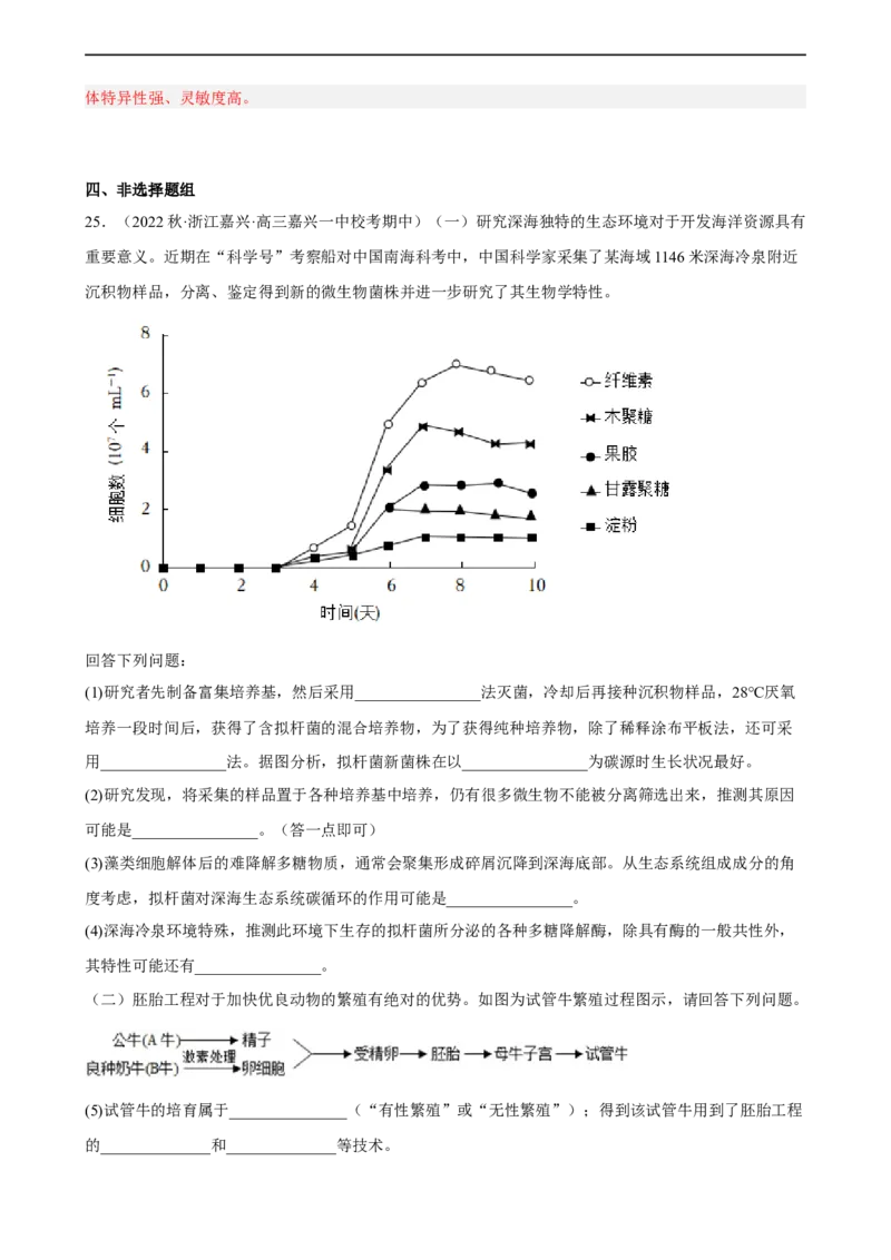 解密18细胞工程（分层训练)（解析版）_通用版（老高考）复习资料_2023年复习资料_二轮复习_高频考点解密2023年高考生物二轮复习讲义+分层训练（全国通用）