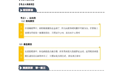 22.3二次函数的实际应用（知识解读+达标检测）（学生版）_人教版数学九年级上册_版本二_九年级数学上册（人教版）_知识解读与题型专练-V14_2025版