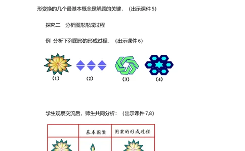 23.3课题学习图案设计_人教版数学九年级上册_版本二_九年级数学上册（人教版）_教学设计_教案多套_9上数教案选择1_第二十三章旋转（教案）_23.3课题学习图案设计