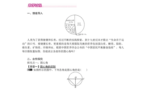 24.1.3弧、弦、圆心角1_人教版数学九年级上册_版本二_九年级数学上册（人教版）_教学设计_教案多套_9上数教案选择3