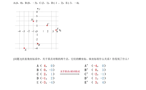 23.2.3关于原点对称点的坐标（导学案）-（人教版）_人教版数学九年级上册_版本二_九年级数学上册（人教版）_导学案