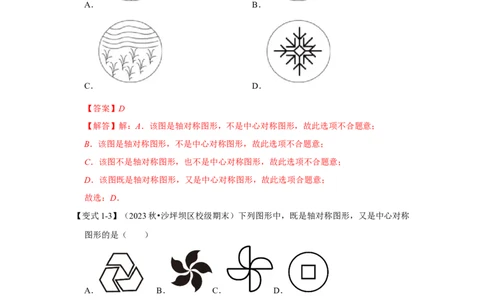 23.2中心对称（知识解读+达标检测）（教师版）_人教版数学九年级上册_版本二_九年级数学上册（人教版）_知识解读与题型专练-V14_2025版